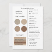 Elegant Minimalist Neutrale Nodesmaid Uitnodiging (Voorkant)