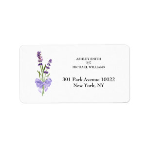 Elegant minimalist nieuwe Mode lavender Wedding Etiket