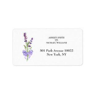 Elegant minimalist nieuwe Mode lavender Wedding Etiket