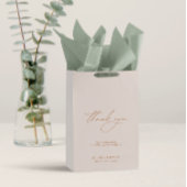 Elegant minimalist Pearl Wedding Hartelijk dank Medium Cadeauzakje