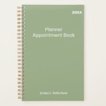 Elegant Minimalist Personalized Logo Sage Green