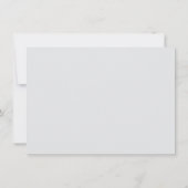 Elegant Minimalist Photo Wedding Thank You  Card Bedankkaart (Achterkant)