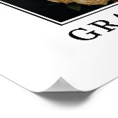 Elegant Minimalist Photo Wedding Welcome Sign  Poster (Hoek)