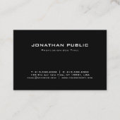 Elegant minimalist Professional Trendy Plain Visitekaartje (Voorkant)