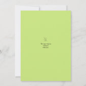 Elegant Minimalist Save the Date Card | Modern (Achterkant)