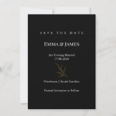 Elegant Minimalist Save the Date Card | Modern (Voorkant)