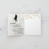 Elegant Minimalist Script Monogram Fotobruiloft (Binnen)