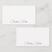 Elegant Minimalist Script Name Sjabloon Typografie (Voorkant / Achterkant)