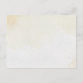 Elegant Minimalist Simple Photo Weddenschap Hartel Briefkaart (Achterkant)