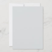 Elegant minimalist Simple Wedding Invitation Kaart (Achterkant)