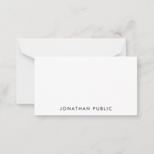 Elegant Minimalist Sjabloon Typografie Monogram (Voorkant)