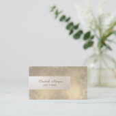 Elegant minimalist, strips, glimmend visitekaartje (Staand voorkant)