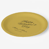 Elegant Minimalist Valentine’s Day Love Themed Papieren Bordje (Gekanteld)