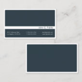 Elegant minimalist visitekaartje (Voorkant / Achterkant)
