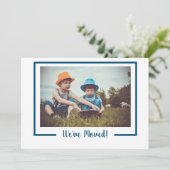 Elegant minimalist We hebben de aankondiging Foto  (Staand voorkant)