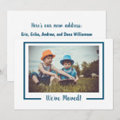 Elegant minimalist We hebben de aankondiging Foto  (Voorkant / Achterkant)