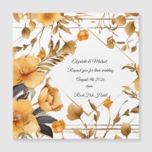 Elegant minimalist Weddenschap