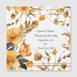 Elegant minimalist Weddenschap