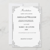 Elegant minimalist Weddenschap Kaart (Voorkant)