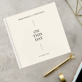 Elegant Minimalist Wedding Guest Book Notitieboek
