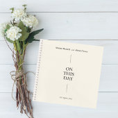 Elegant Minimalist Wedding Guest Book Notitieboek