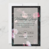 Elegant Minimalist Wedding Invitation Kaart (Voorkant)