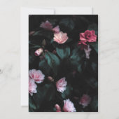Elegant Minimalist Wedding Invitation Kaart (Achterkant)