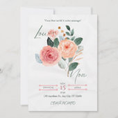 Elegant Minimalist Wedding Invitation Save The Date (Voorkant)