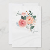 Elegant Minimalist Wedding Invitation Save The Date (Achterkant)