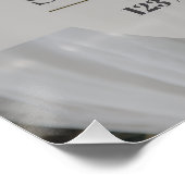 Elegant Minimalist Wedding Welcome Sign Perfect Poster (Hoek)