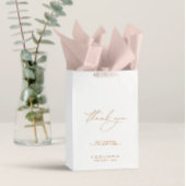Elegant Minimalist White Weddenschap Hartelijk dan Medium Cadeauzakje