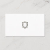 Elegant & Minimalist with Meal Choice Wedding Plaatskaartje (Achterkant)