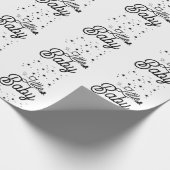 Elegant Minimalist Wrapping Paper Cadeaupapier (Hoek)