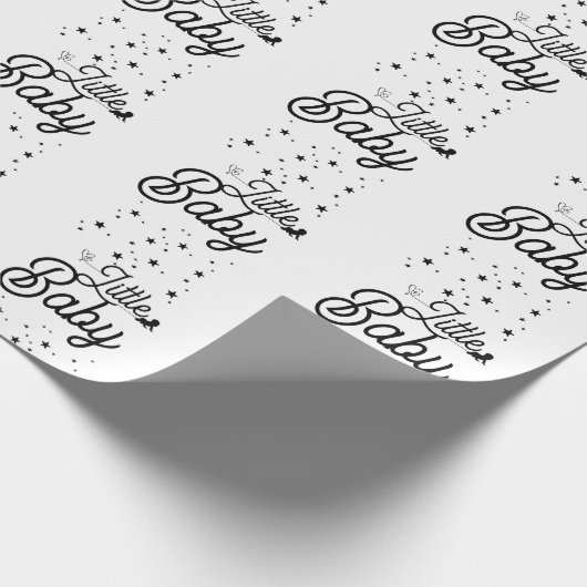 Elegant Minimalist Wrapping Paper Cadeaupapier (Hoek)