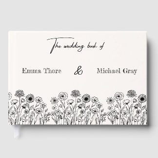 Elegant Minimalistic Wedding Guest book Gastenboek
