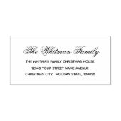 Elegant minimalistisch adres zelfinktende stempel (Design)