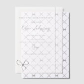 Elegant minimalistisch afstudeerfeest vellum uitnodigingen (Offset (Uitnodiging))