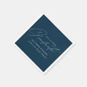 Elegant minimalistisch Afstuderen zeemacht Servet (Hoek)