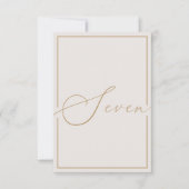 Elegant minimalistisch artikelnummer bedankkaart (Voorkant)