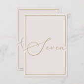 Elegant minimalistisch artikelnummer bedankkaart (Voorkant / Achterkant)