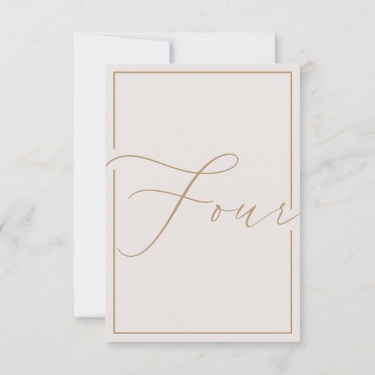 Elegant minimalistisch artikelnummer bedankkaart (Achterkant)