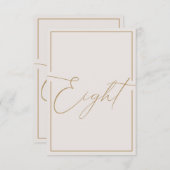 Elegant minimalistisch artikelnummer bedankkaart (Voorkant / Achterkant)