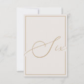 Elegant minimalistisch artikelnummer bedankkaart (Voorkant)