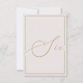 Elegant minimalistisch artikelnummer bedankkaart (Achterkant)