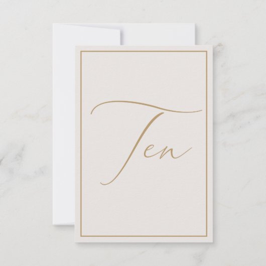 Elegant minimalistisch artikelnummer bedankkaart (Achterkant)