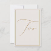 Elegant minimalistisch artikelnummer bedankkaart (Voorkant)