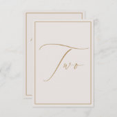 Elegant minimalistisch artikelnummer bedankkaart (Voorkant / Achterkant)