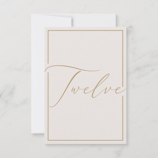 Elegant minimalistisch artikelnummer bedankkaart (Achterkant)