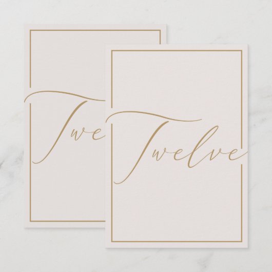 Elegant minimalistisch artikelnummer bedankkaart (Voorkant / Achterkant)