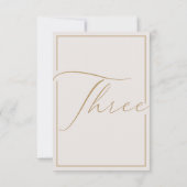 Elegant minimalistisch artikelnummer bedankkaart (Achterkant)